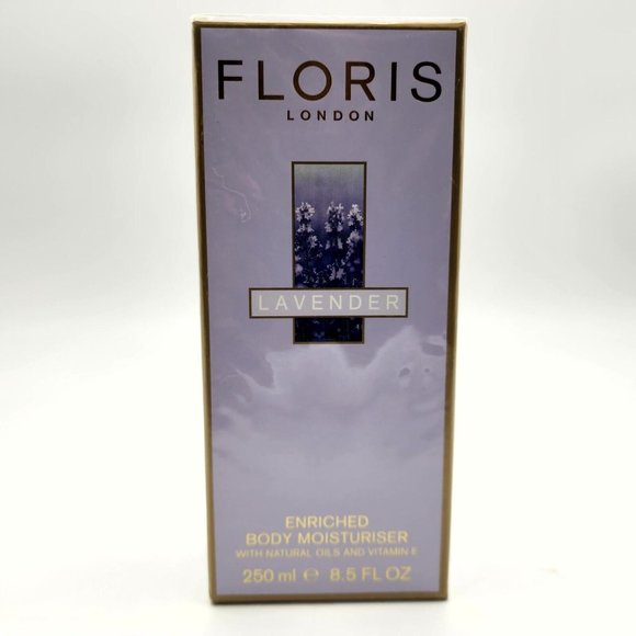 Floris London Lavender Enriched Body Moisturizer 8.5 fl oz 250ml NIB RARE